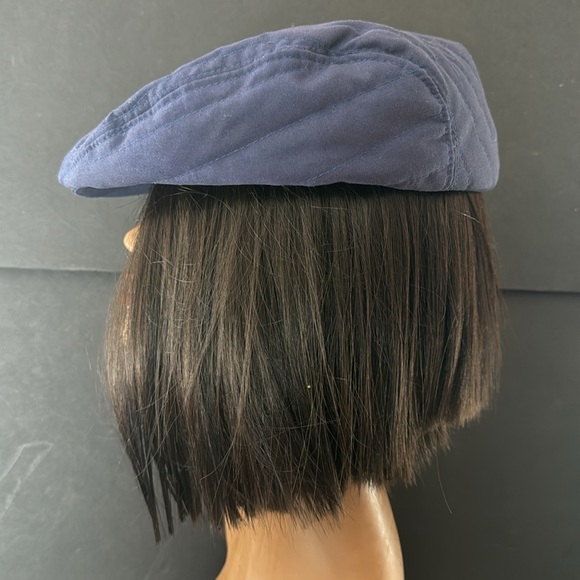 Vintage McGregor Blue Quilted Newsboy Cap - Picture 7 of 16